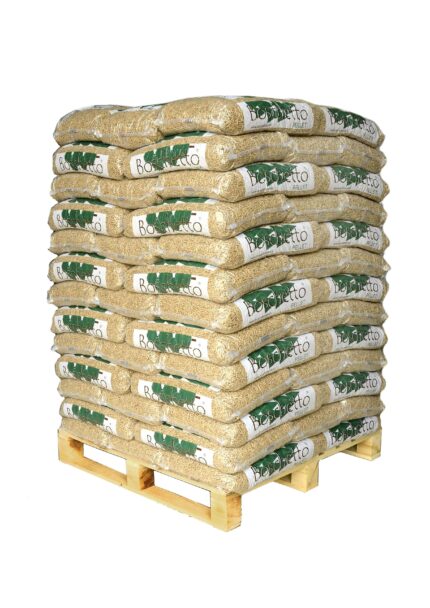 Palet de pellets de abeto 78 sacos